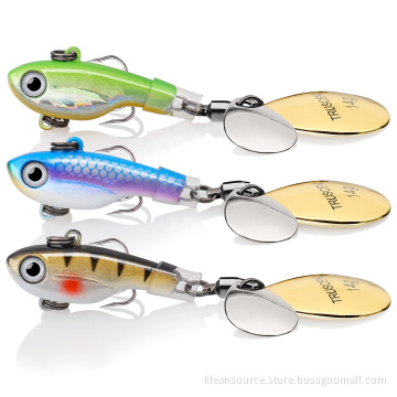 Pike bass trout silicon hard metal fishing lures